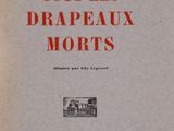 the front cover of a book with red writing on it