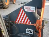 an image of a close up of a tractor with an american flag on it
