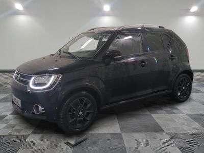 a picture of a black suv parked in a garage