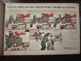 a page from a comic book with a picture of a man riding on a horse