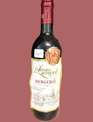 1 bouteille de Bergerac château Avaud 1995