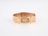 an 18k gold bracelet with diamonds