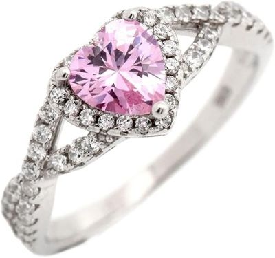 926 / Bague Femme Rose Oxyde - Argent 925 Sterling, Fo…