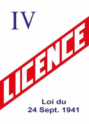 une image représentant une affiche rouge et blanche sur laquelle figure le mot « liffence »