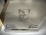 a picture of a book with a drawing of a woman on it