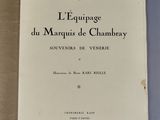 a close up of a book on a table with a blue background