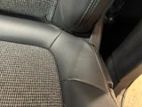 a close up of a seat in a car