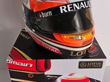 a helmet that is sitting on top of a box