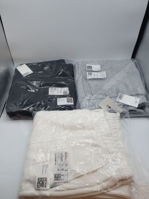 a box of clothing that is sitting on a table