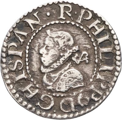 une pièce d'argent portant l'image d'un homme