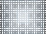 a gray and white polka dot pattern with a white background