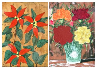 MIRO WLADI (1909-1995) Bouquets de fleurs