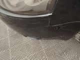 a close up view of a toilet with paper on it