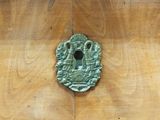 a doorknob with a keyhole in the middle of it