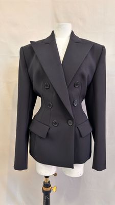 black double breasted blazer jacket on a mannequin mannequin mannequin mannequin mannequin mannequin mannequin manne