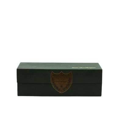 a black box with a brown emblem on it