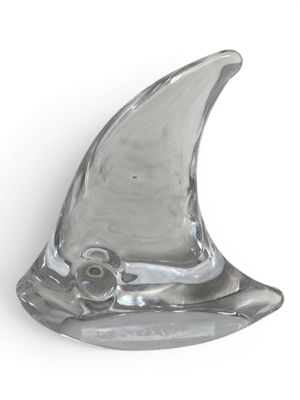 an image of a glass shark fin on a white background