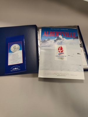 a book that has a picture of a skier on it