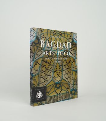 the book bagdad arts deco is shown in front of a white background