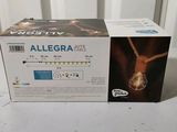an image of a box of allegra light bulbs sitting on a table