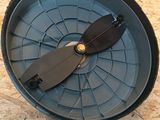 a clock that is sitting on top of a table