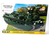 lego army tank with a man on top of it in a box