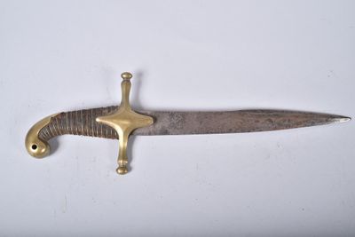 an image of a knife that is on a white surface