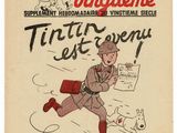 an old comic book with a man running on the cover