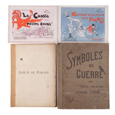 trois livres sont empilés sur une surface blanche