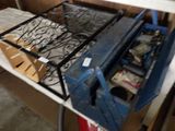 a picture of a table with a metal table top