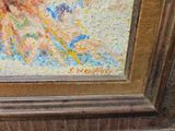 a picture of a painting on the wall of a room