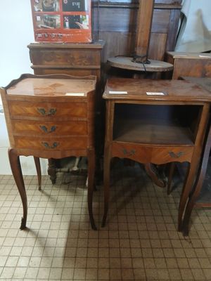 several pieces of furniture are stacked on top of each other