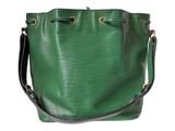 louis vuitton green epi leather bucket bag