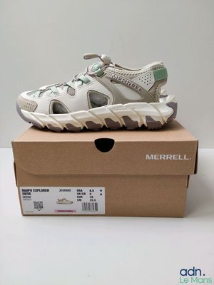 merrelll women ' s white and green athletic shoes