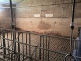a large room with a lot of metal pipes and pipes
