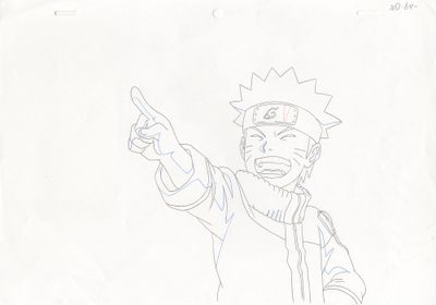 dessin représentant un homme qui montre quelque chose du doigt