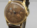 an image of a wrist watch with a brown leather strap
