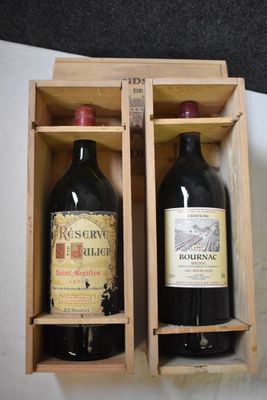 2x Magnums - Réserve Saint-Julien, Saint-Emilion, 1971