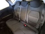 the back seats of a car with a seat belt in a car