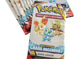 plusieurs paquets de cartes à collectionner Pokémon empilés les uns sur les autres