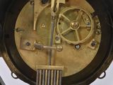 a clock that is sitting on a table