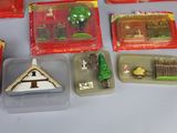 a lot of small plastic toys that are on a table