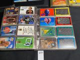 many different types of business cards on a table