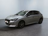 a silver car is parked in a white room with a black floor