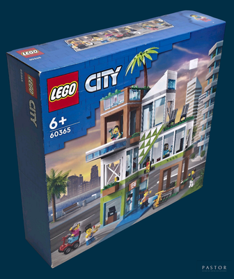 une boîte contenant un ensemble Lego City