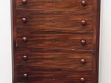 une image d'une commode en bois dans une pièce