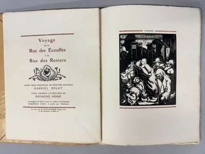 un livre ouvert avec la photo d'un homme et d'une femme