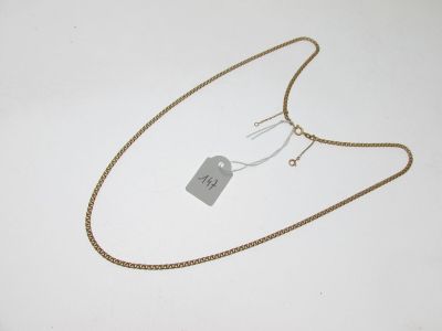 Chaîne Gourmette Or 18 Carats Maty – Longue, 7,92 Grammes, Neuve Avec étiquettes