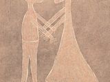 dessin représentant un homme et une femme se tenant la main en formant un cœur