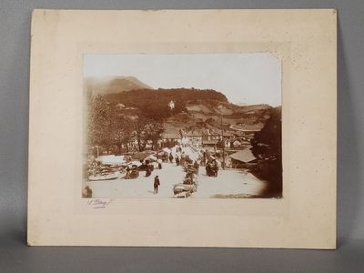 A. DESTRAZ. Photographie. Vue d'Albertville.